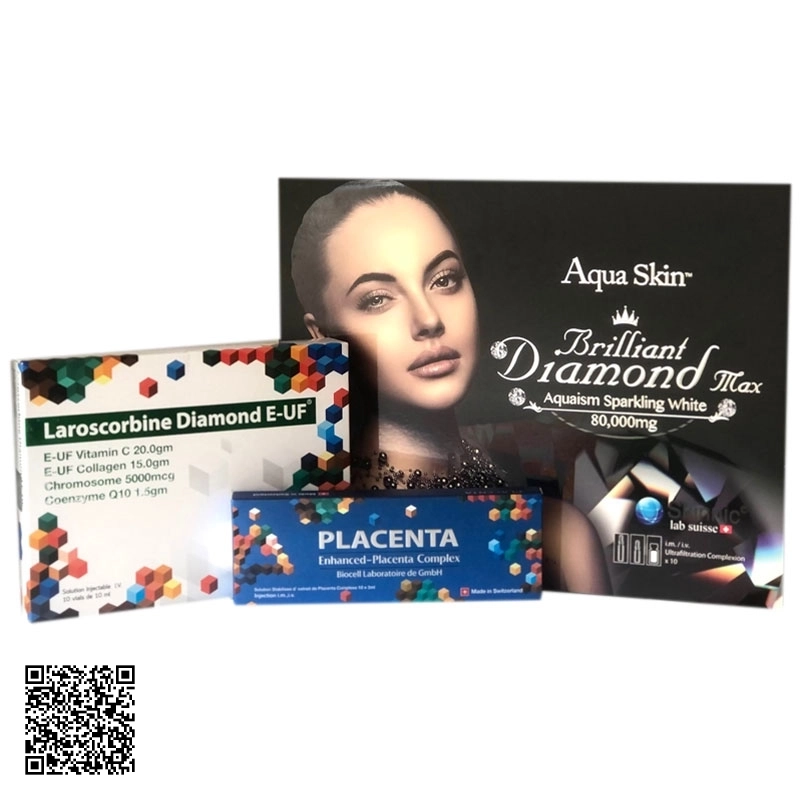 Set truyền trắng da và trẻ hóa toàn thân Aqua Skin Veniscy Thụy Sĩ
