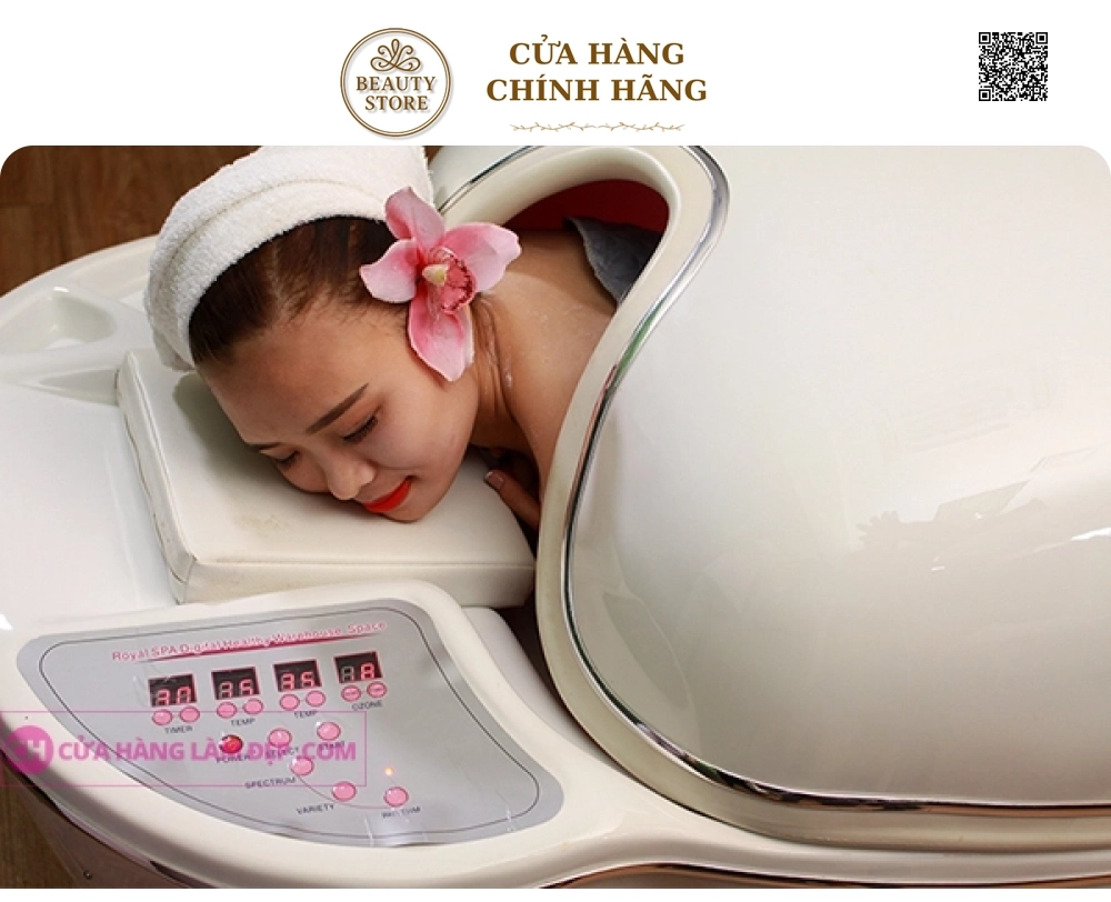 Tắm Trắng Hồng Ngoại -Tinh Chất Ngọc Trai tại Meli Spa