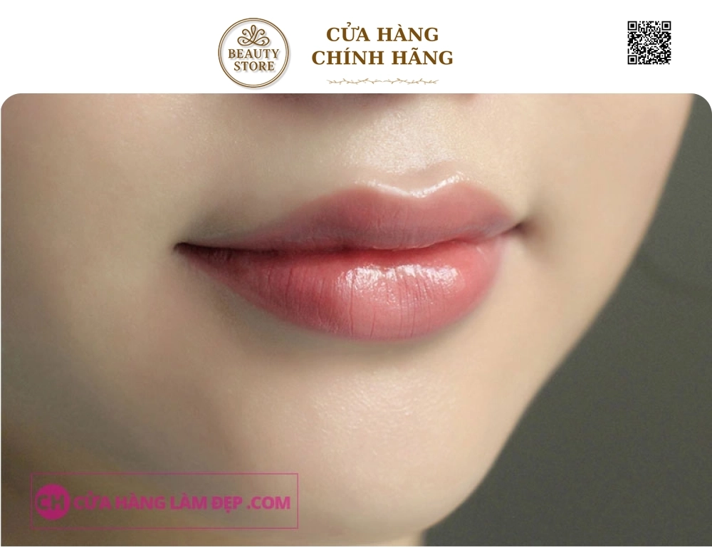 Phun Môi Phủ Bóng Collagen