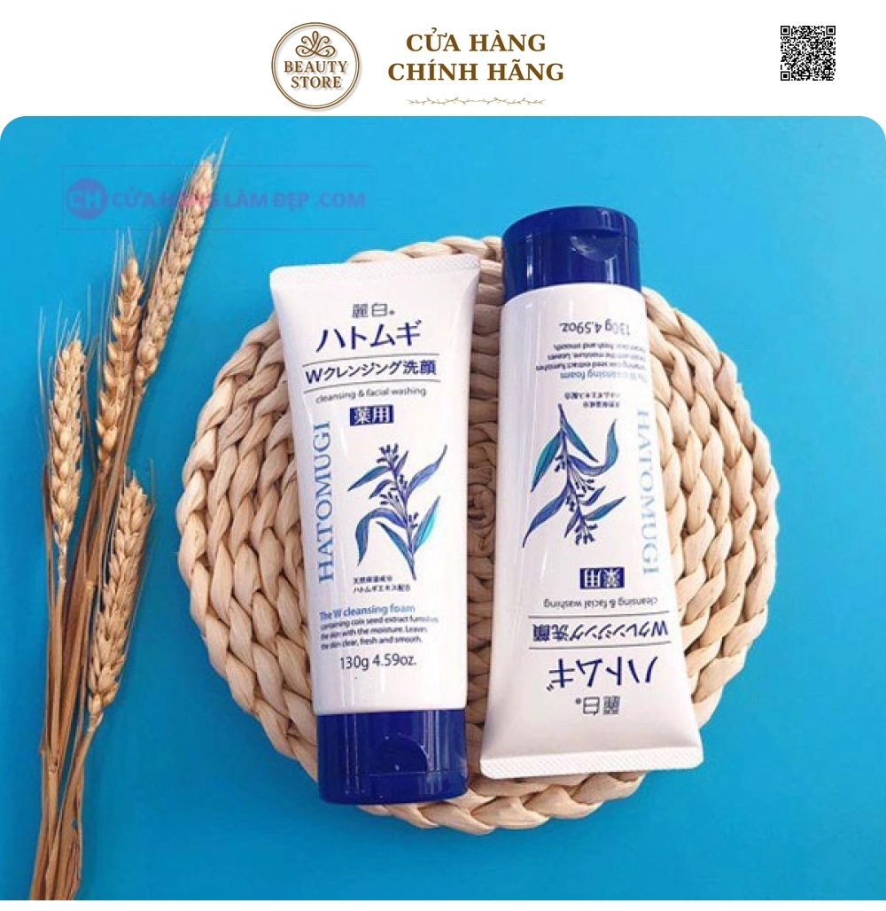 Sửa Rửa Mặt Hạt Ý Dĩ Hatomugi Naturie Nhật Bản