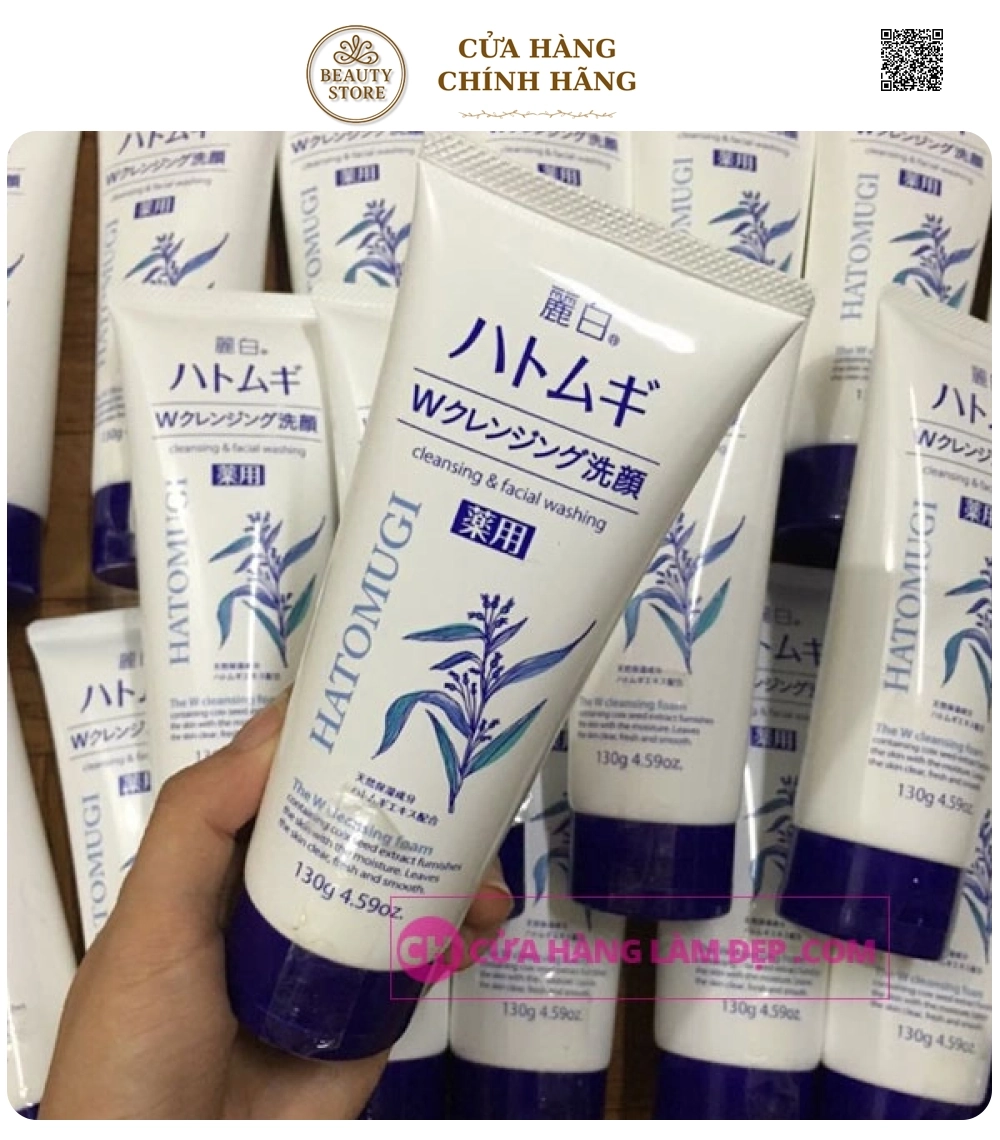 Sửa Rửa Mặt Hạt Ý Dĩ Hatomugi Naturie Nhật Bản
