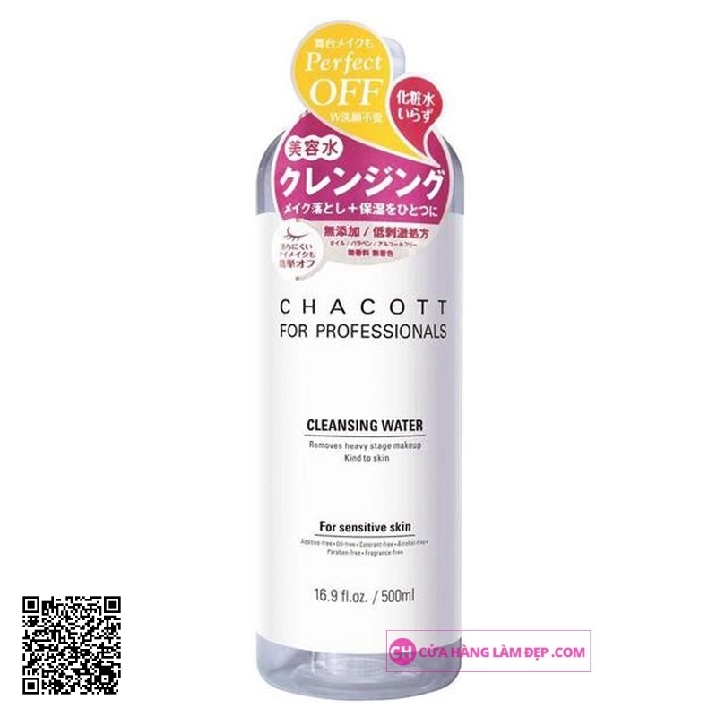 Nước Tẩy Trang Chacott For Professionals Cleasing Water (500ml)