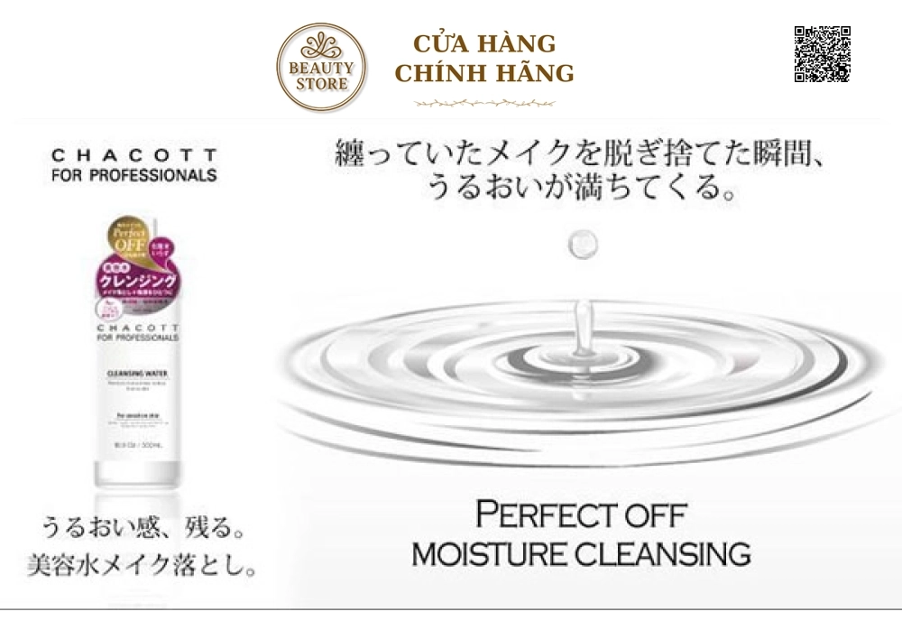 Nước Tẩy Trang Chacott For Professionals Cleasing Water (500ml)