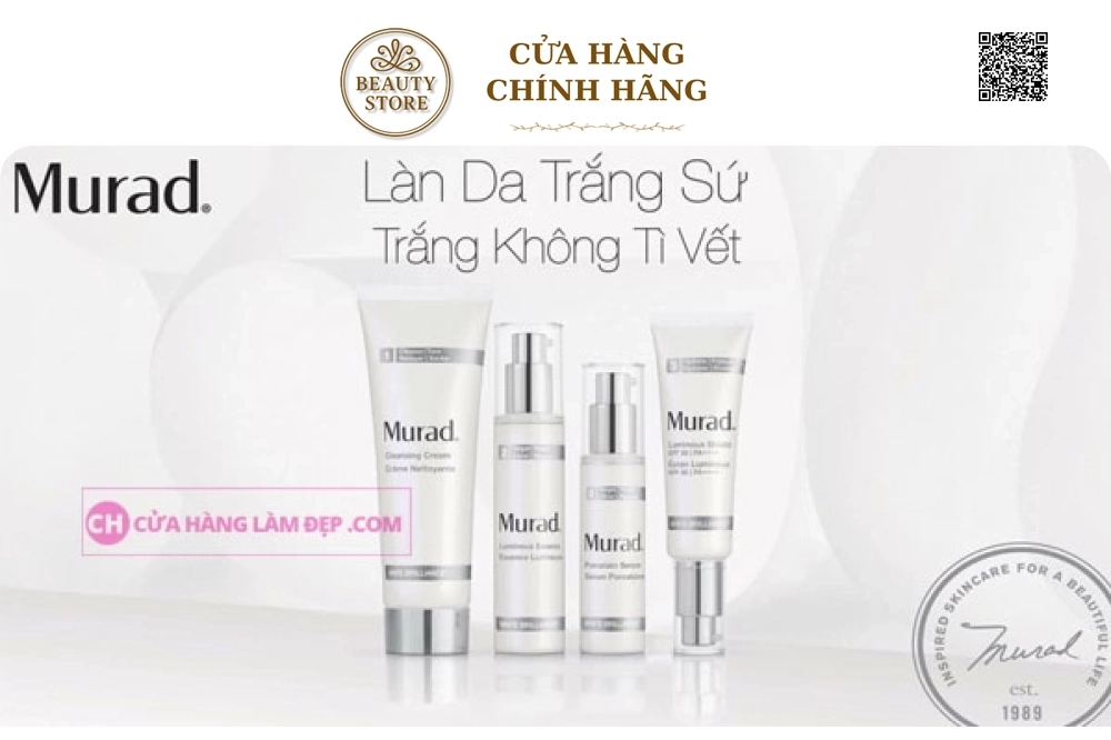 Kem Rửa Mặt Làm Trắng Sáng Da Murad Cleansing Cream White Brilliance