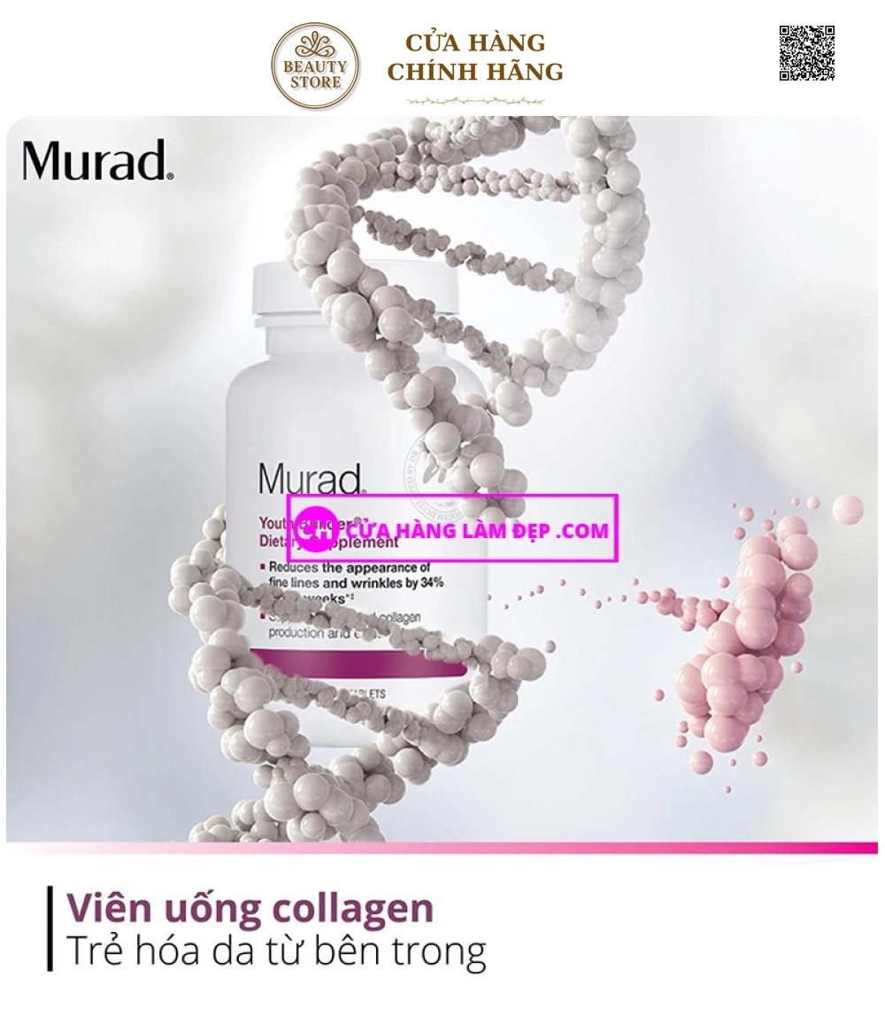Viên uống trẻ hóa, giảm nếp nhăn Youth Builder Dietary Supplement