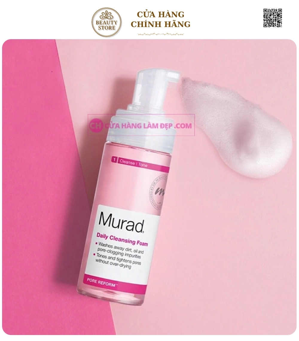 Sữa Rửa Mặt Dạng Bọt Murad Daily Cleansing Foam
