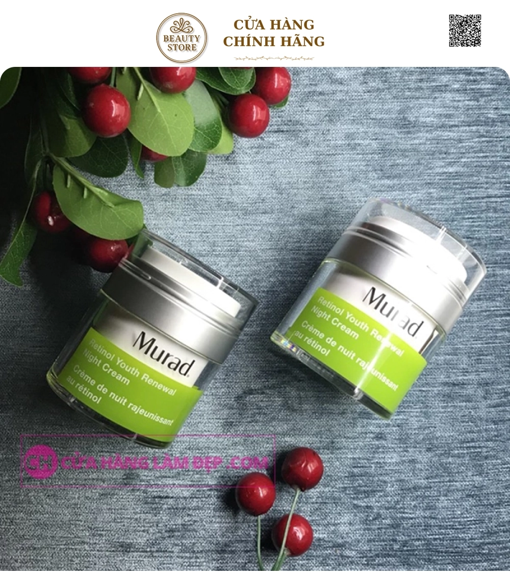 Kem Dưỡng Ban Đêm Hồi Sinh Làn Da Lão Hóa Murad Retinol Youth Renewal Night Cream