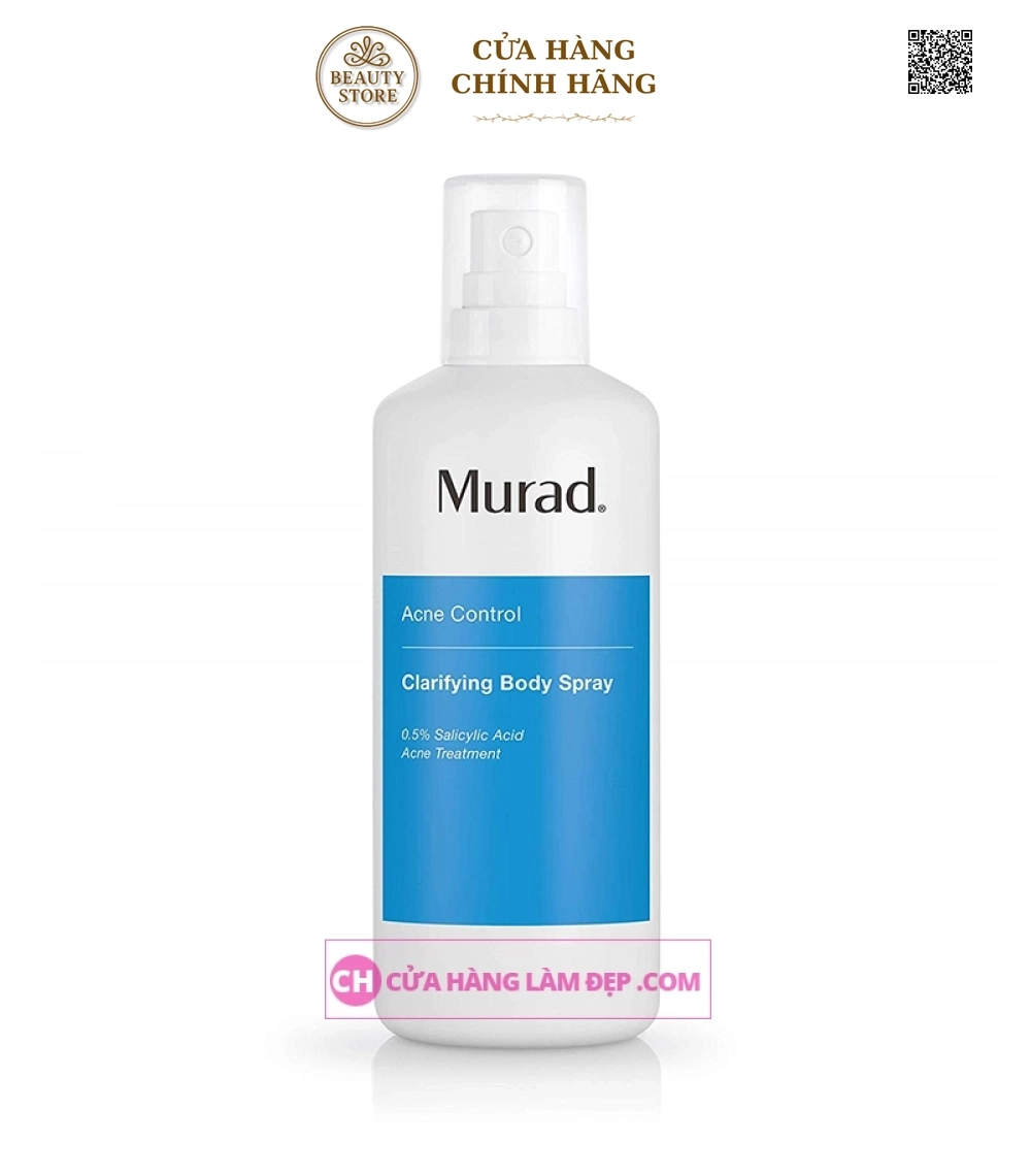Chai Xịt Giảm Mụn Cơ Thể Và Vi Khuẩn Murad Clarifying Body Spray