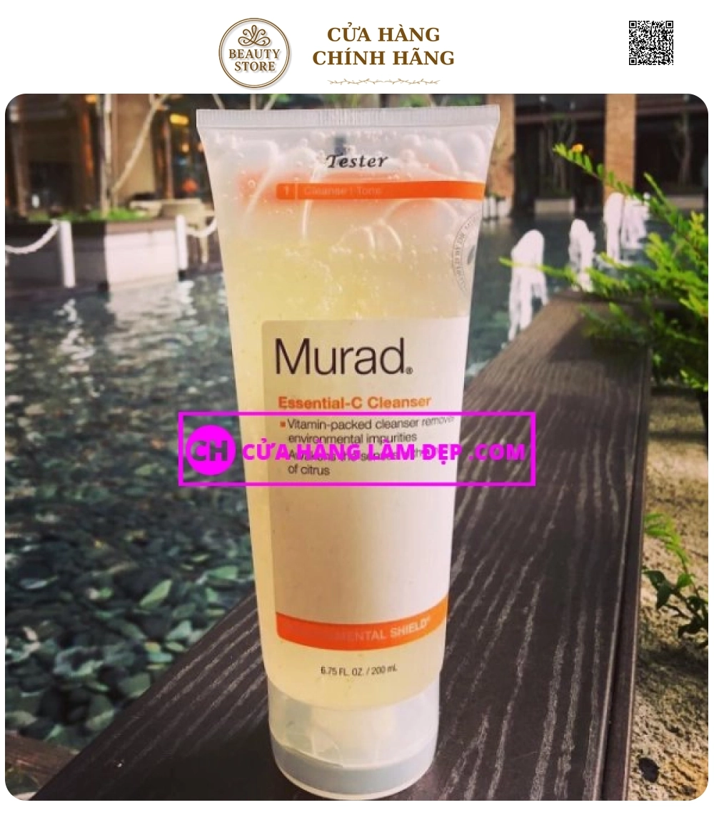 Sữa rửa mặt giúp loại bỏ tạp chất, phục hồi độ ẩm Essential-C Cleanser