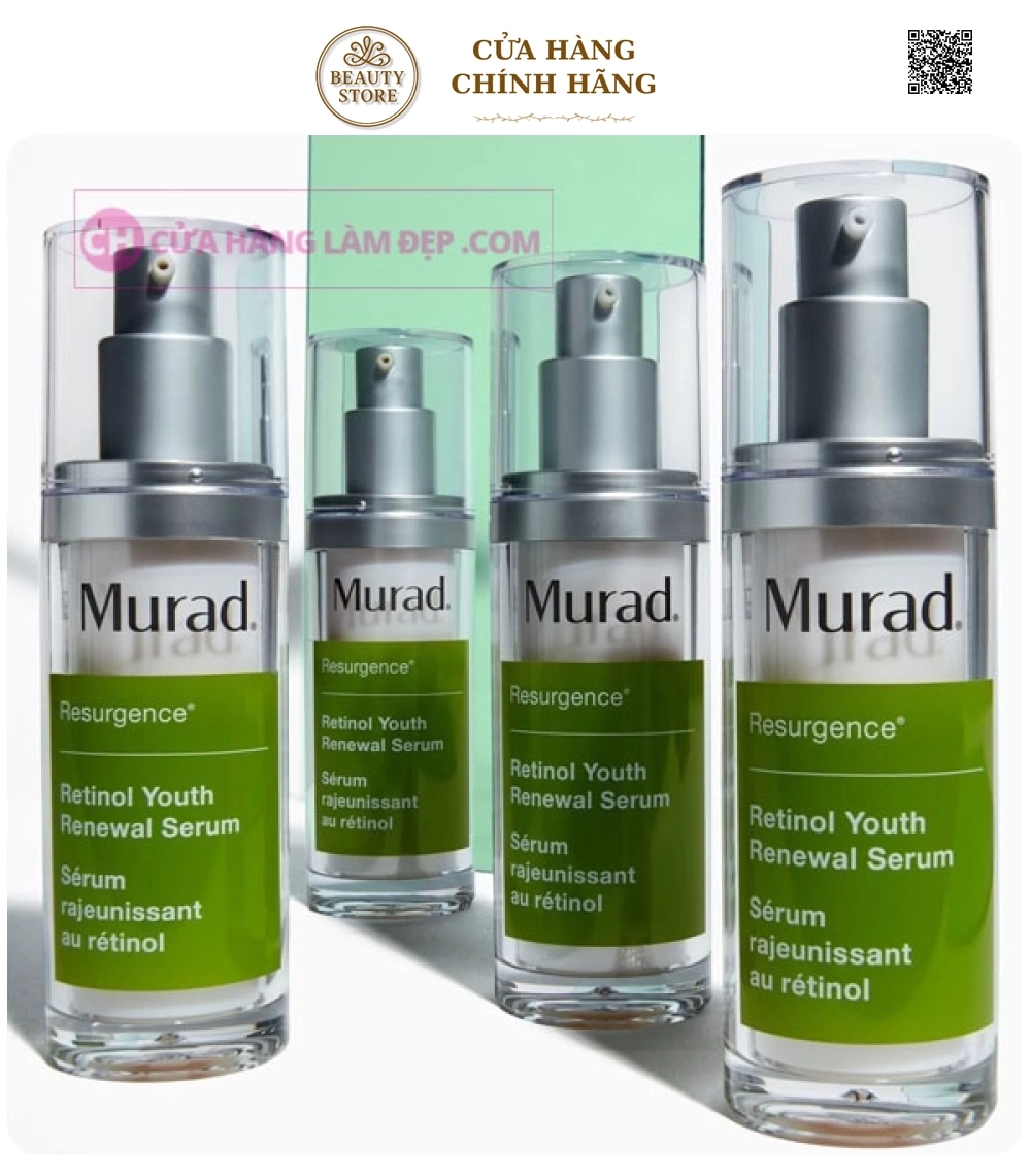 Tinh Chất Tái Tạo Và Trẻ Hóa Da Murad Resurgence Retinol Youth Renewal Serum 30ml
