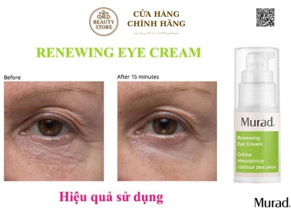 Kem Giảm Bọng Mắt, Quầng Thâm Murad Renewing Eye Cream