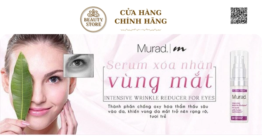 Serum Nâng Cơ Và Xoá Nhăn Vùng Mắt Murad Intensive Wrinkle Reducer® For Eyes
