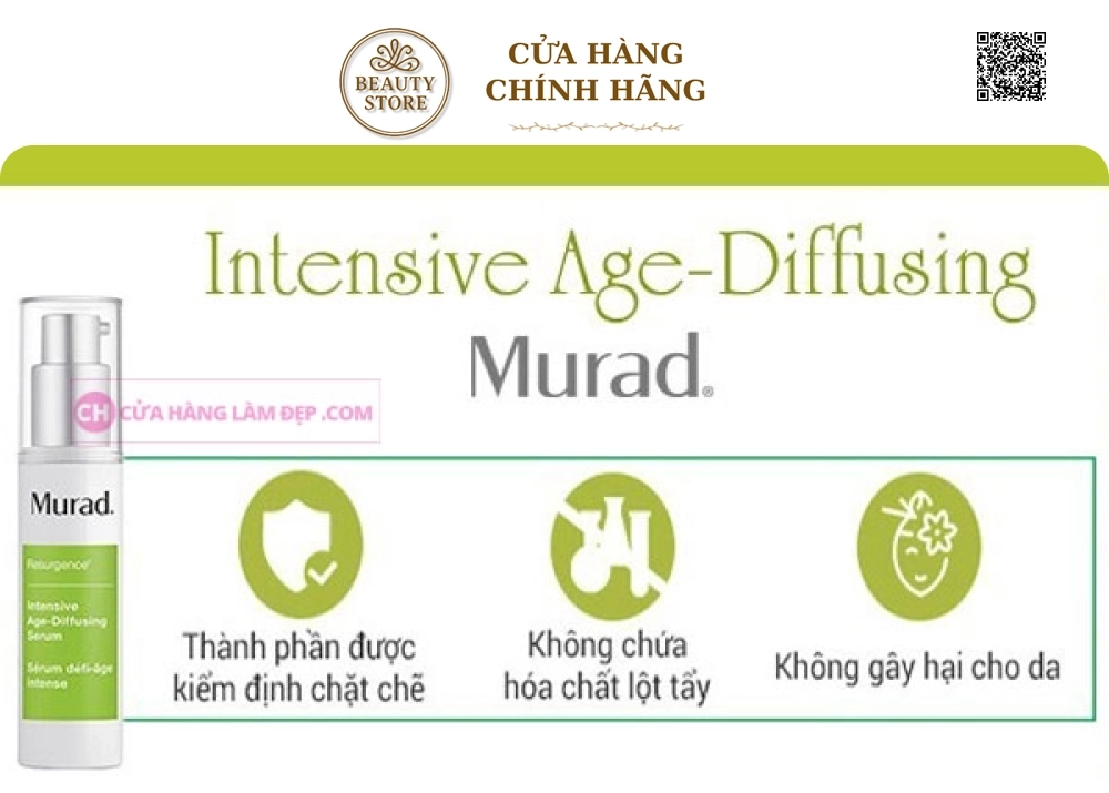 Serum Nâng Cơ, Chống Loã Hoá Murad Intensive Age-Diffusing Serum