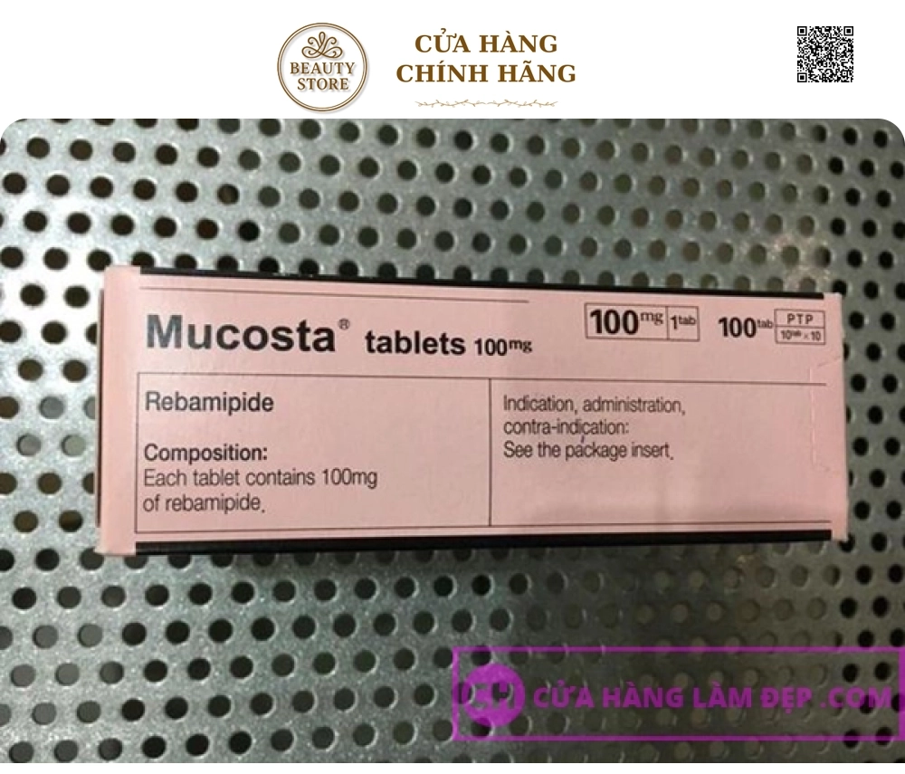 Viên Uống Ngăn Ngừa và Điều Trị Bệnh Dạ Dày Mucosta Tablets 100mg