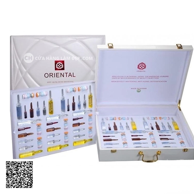 Truyền Trắng Tuyết Mộc Hoa Oriental Anti Aging Detox Whitening Intravenous