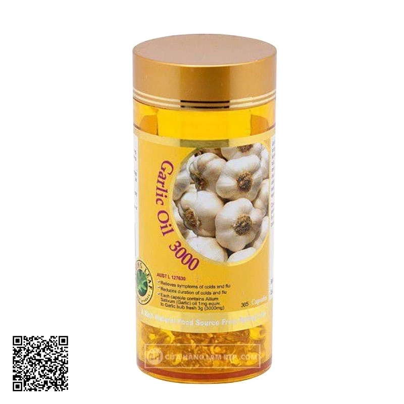 Viên Uống Tinh Dầu Tỏi Garlic Oil 3000mg Spring Leaf