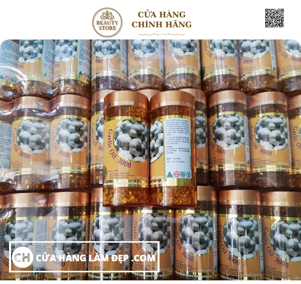 Viên Uống Tinh Dầu Tỏi Garlic Oil 3000mg Spring Leaf