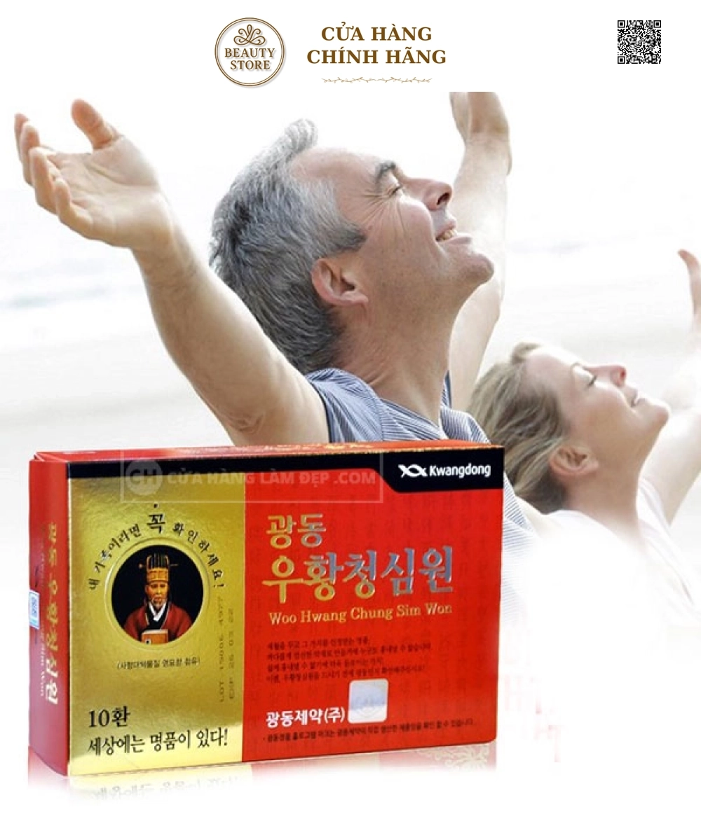 An Cung Ngưu Hoàng Kwangdong Hàn Quốc Thần Y Hộp Đỏ