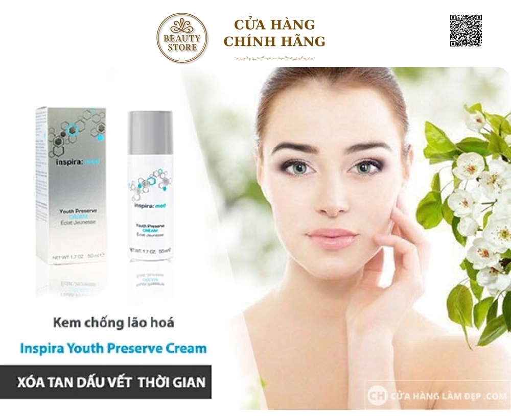 Kem Chống Nếp Nhăn Và Trẻ Hóa Da Inspira Youth Preserve Cream