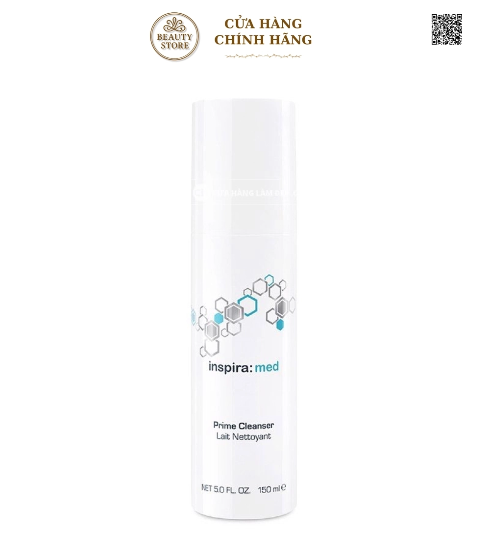 Sữa Rửa Mặt Dưỡng Ẩm Dạng Kem Inspira Prime Cleanser 50ml
