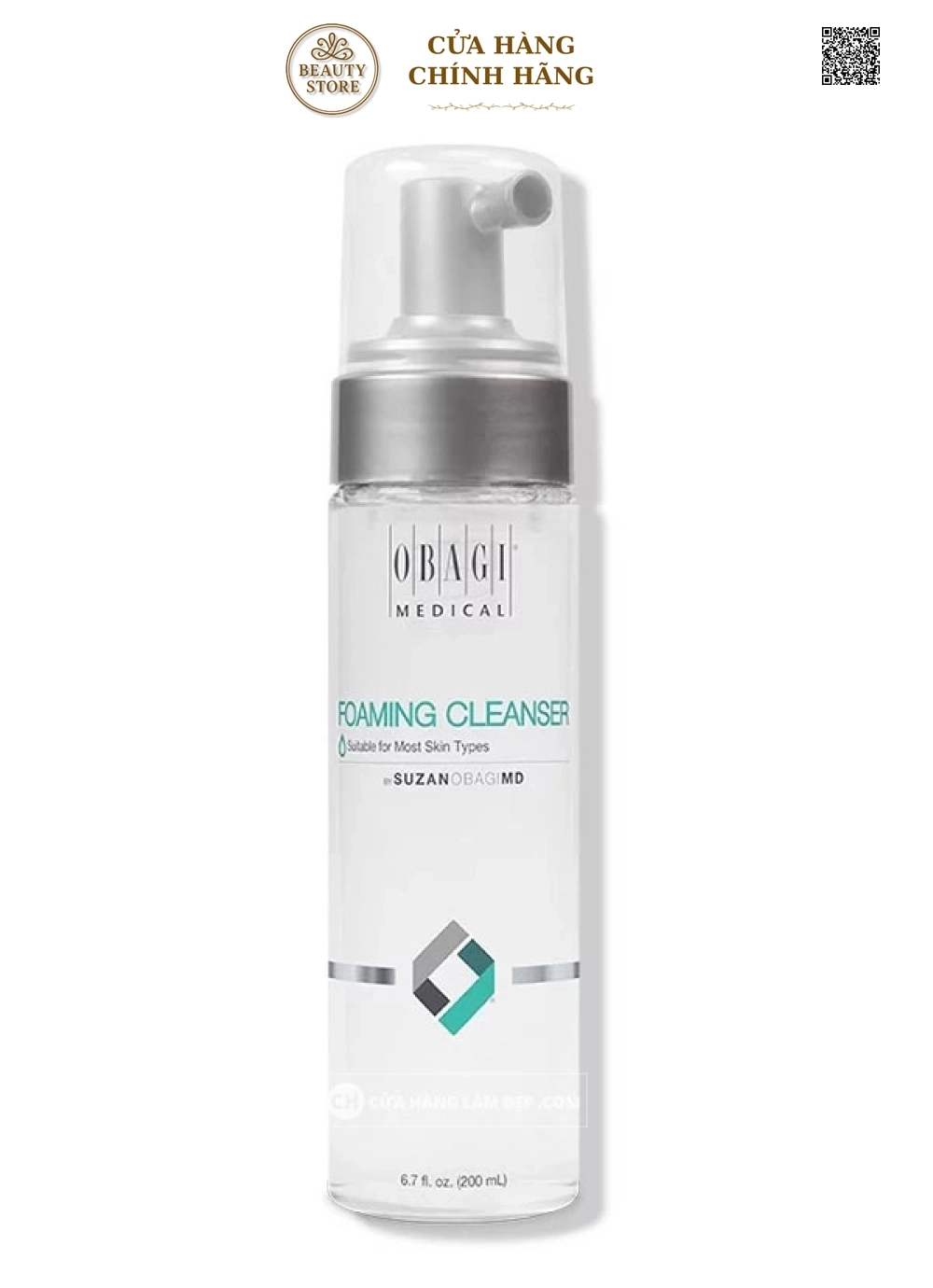 Sữa Rửa Mặt Cho Da Nhạy Cảm Obagi SuzanObagiMD Foaming Cleanser