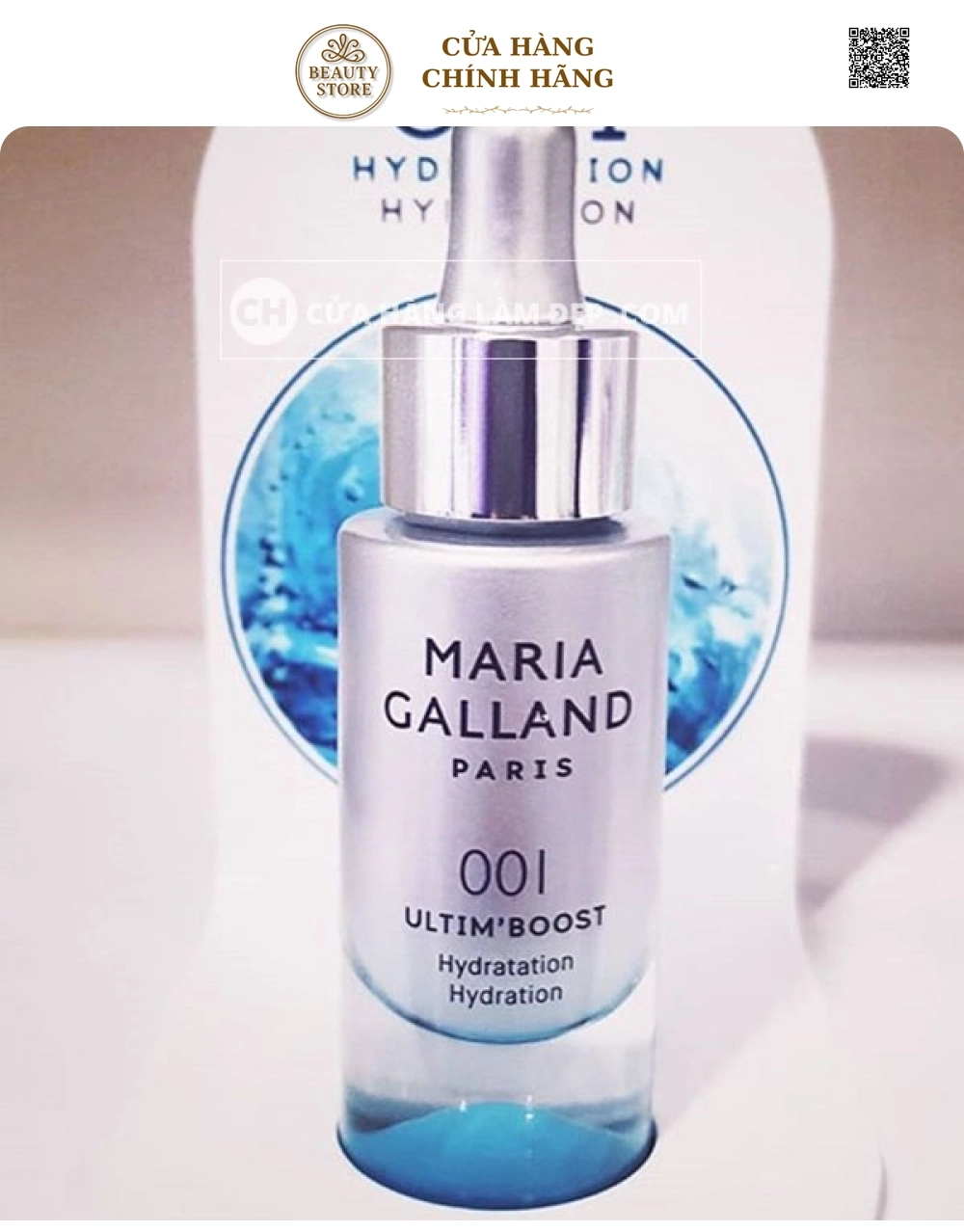 Tinh Chất Cấp Nước Chuyên Sâu Maria Galland 001 Ultim Boost Hydration 30ml