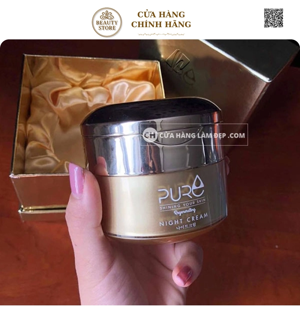 Kem Mộc Qua Dưỡng Trắng Da Ban Đêm Pure Shining Your Skin Regenerating Night Cream