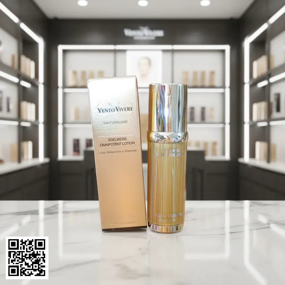 Lotion Edelweiss Omnipotent Lotion Vento Vivere Hoa Nhung Tuyết 50ml Thụy Sỹ 