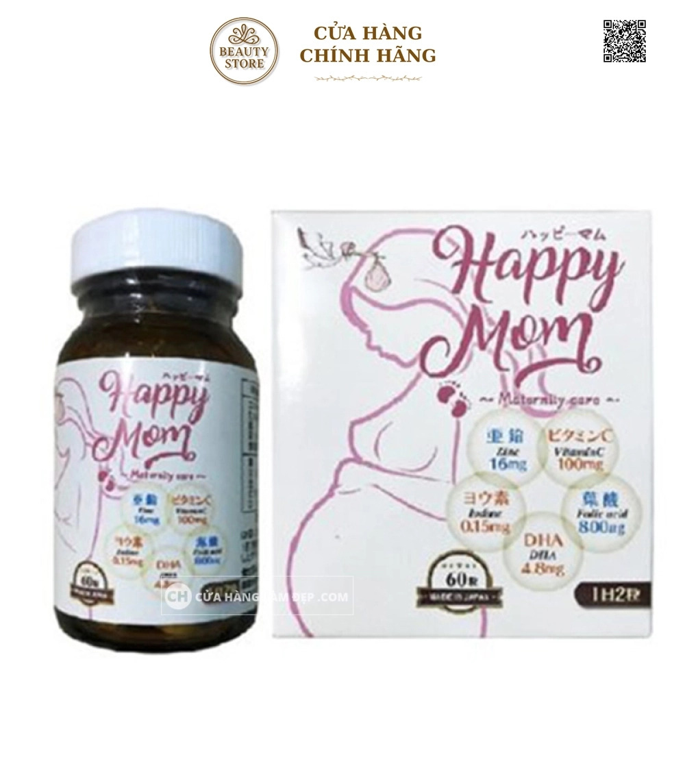 Vitamin Cho Phụ Nữ Mang Thai JpanWell Happy Mom