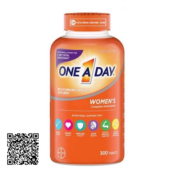 Vitamin Tổng Hợp One A Day Women’s Complete Multivitamin Mỹ 300 Viên