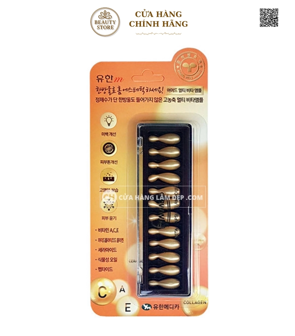 Tinh Chất Collagen Tươi Ammud Multi Vita Ampoule Collagen