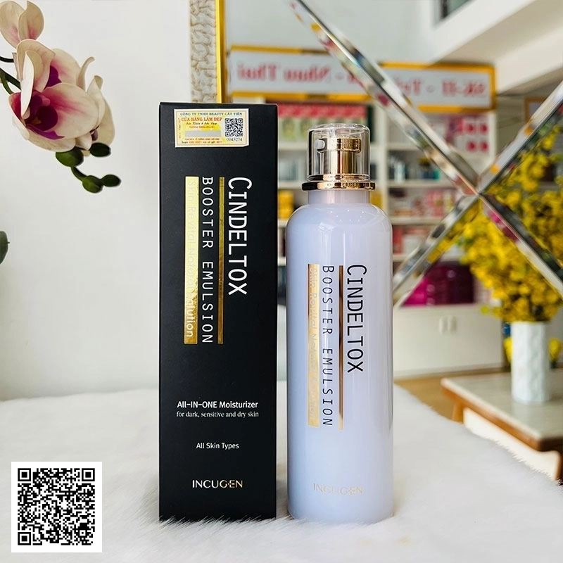 Nhũ Tương Dưỡng Trắng Cindeltox Booster Emulsion 120ml