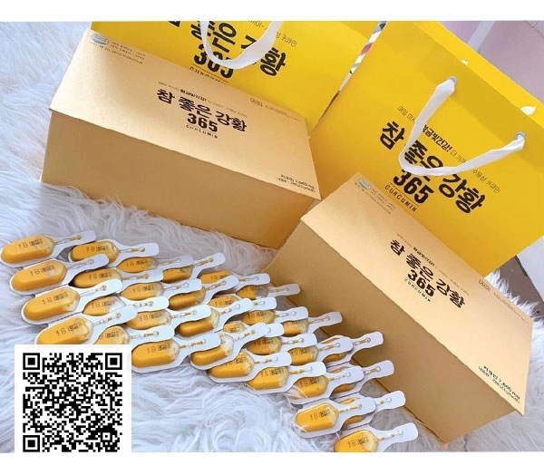 Tinh Nghệ Nano Curcumin 365 Hàn Quốc 32 gói x 3 hộp