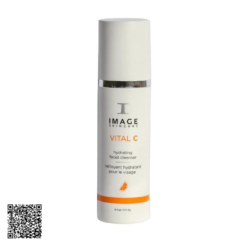Sữa Rửa Mặt Dưỡng Ẩm Phục Hồi Da Image Skincare Vital C Hydrating Facial Cleanser 170ml