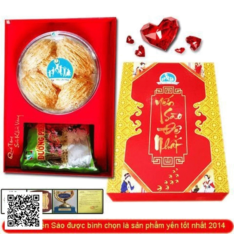 Tổ Yến Sào Đệ Nhất Hồng Tinh Chế Cao Cấp 100g