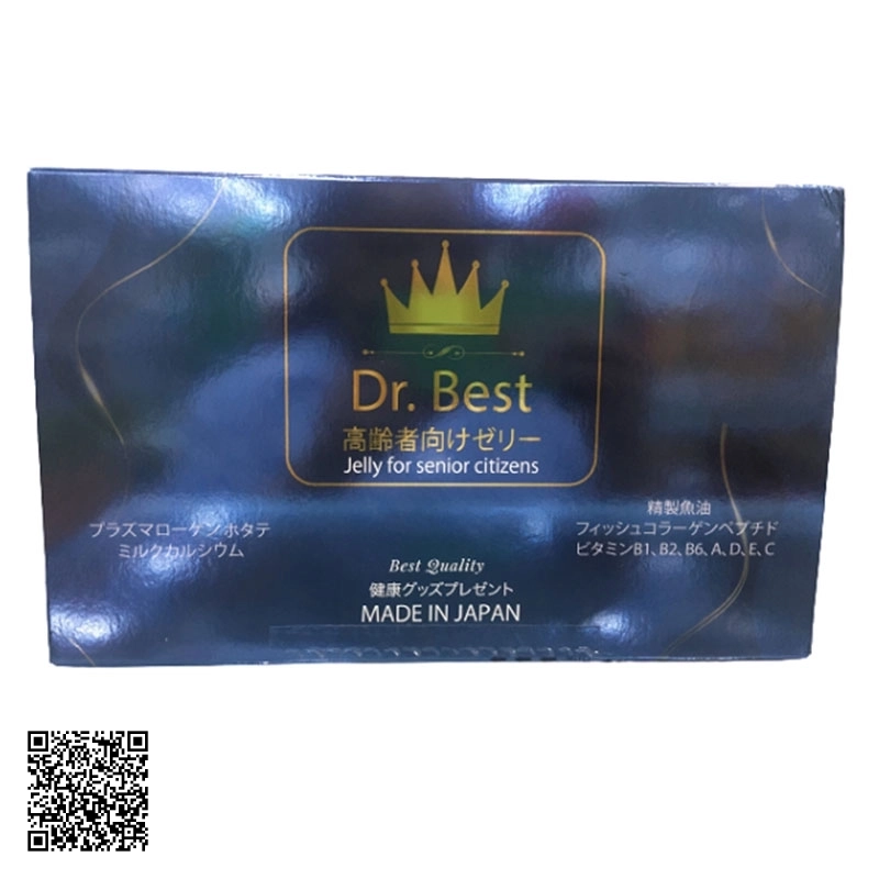 Thạch Thực Phẩm Bảo Vệ Sức Khỏe Dành Cho Người Già Dr.Best Jelly Nhật Bản
