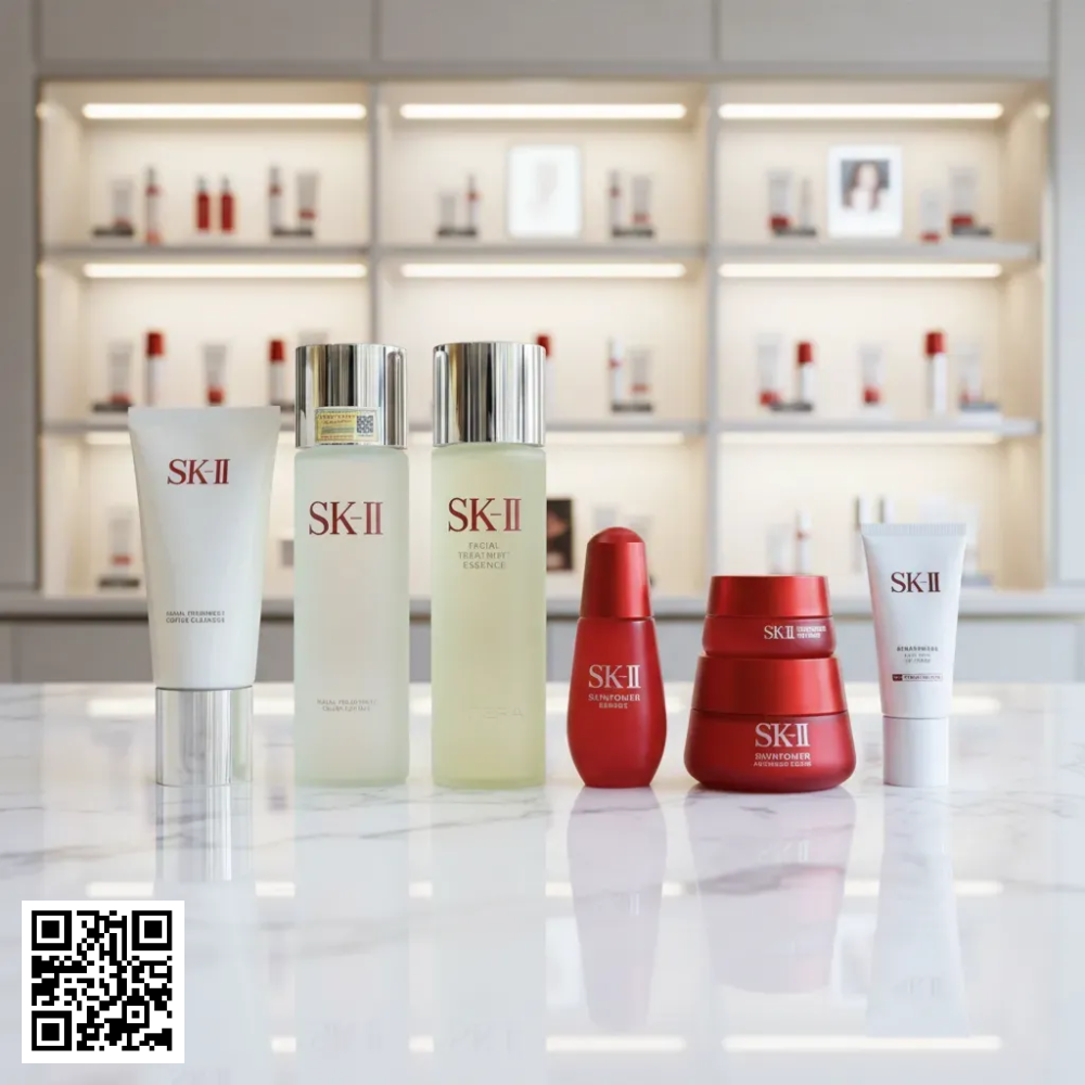 Bộ Mỹ Phẩm SK-II Skinpower Dưỡng Ẩm, Nâng Cơ, Chống Lão Hóa Da SK-II Nhật Bản .