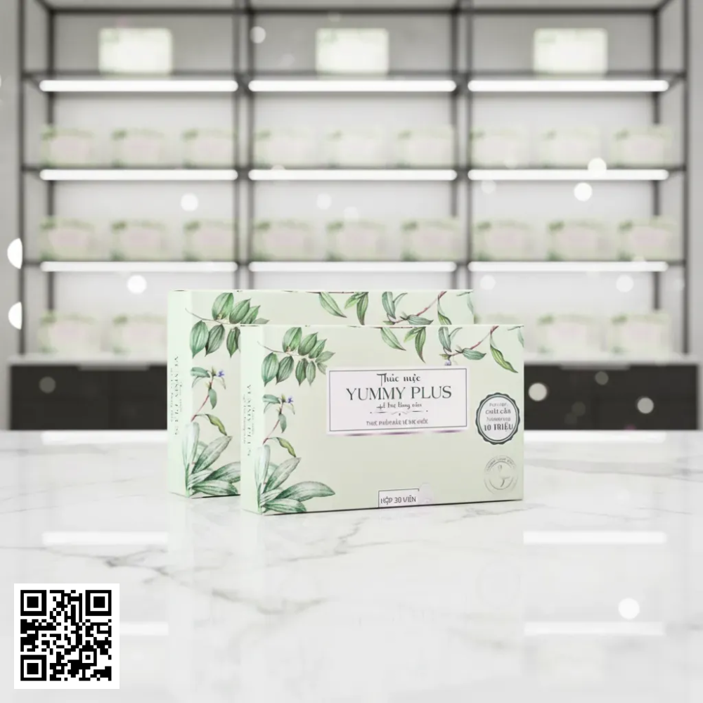 Thảo Mộc Tăng Cân Slimming Care Yummy Plus Từ Việt Nam Hộp 30 Viên