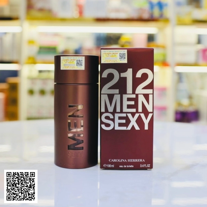 Nước Hoa Nam 212 Sexy Men Carolina Herrera 100ml Mỹ