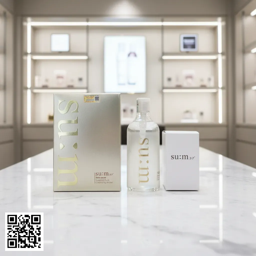 Nước Tẩy Trang Skin Saver Essential Pure Cleansing Water Su:m37 3 Trong 1 400ml Hàn Quốc