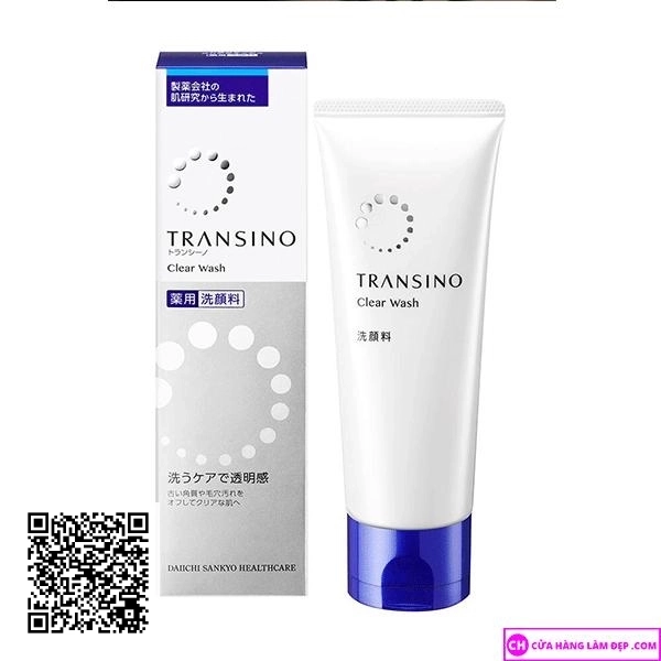 Sửa Rửa Mặt Clear Wash Transino Mờ Nám Trắng Da Của Nhật Bản 100g