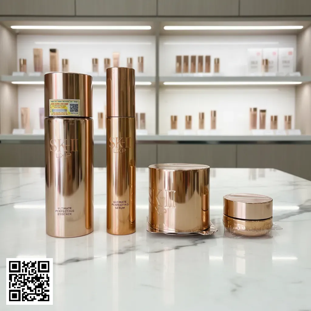 Trọn Bộ Dưỡng Da Cao Cấp LXP Trắng Da Mờ Nám Nâng Cơ Da SK-II LXP Ultimate Perfecting Của Nhật Bản 4 Sản Phẩm