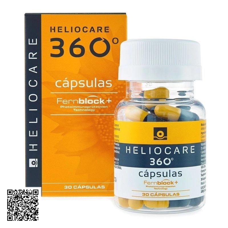 Viên Uống Heliocare 360° Capsules Chống Nắng Của Tây Ban Nha 30 Viên