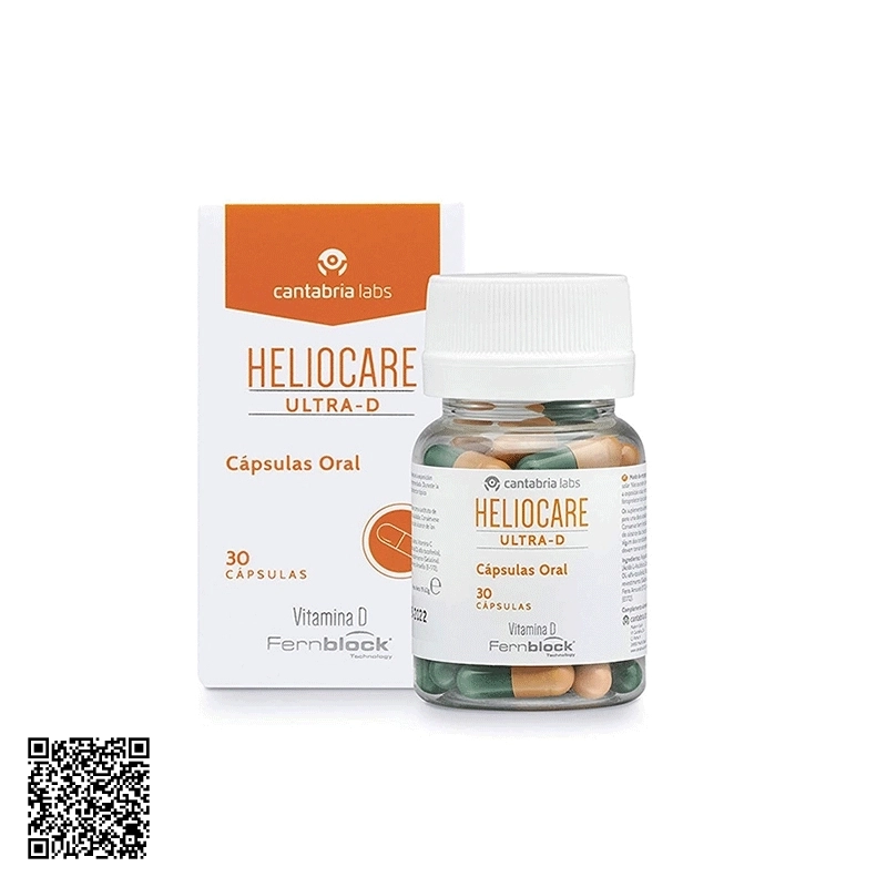 Viên Uống Chống Nắng Ultra-D Heliocare Của Tây Ban Nha 30 Viên