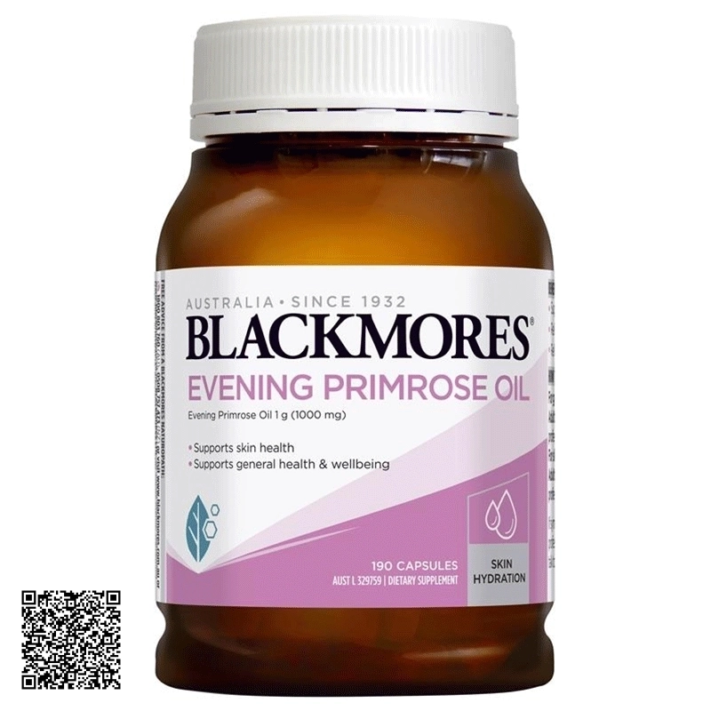 Tinh Dầu Hoa Anh Thảo Cân Bằng Nội Tiết Tố Blackmores Evening Primrose Oil Australia 190 Viên