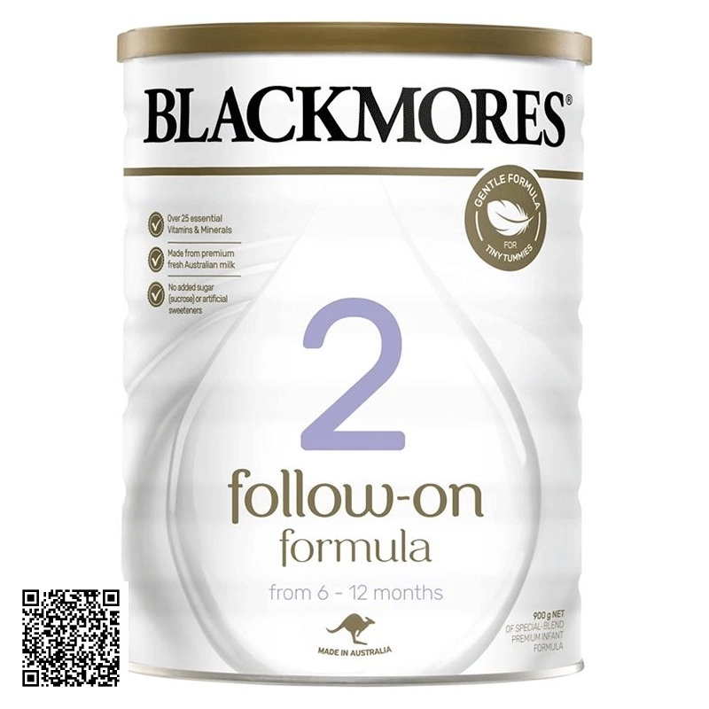 Sữa Trẻ 6-12 Tháng Tuổi Blackmores Số 2 Follow On Formula Úc 900g