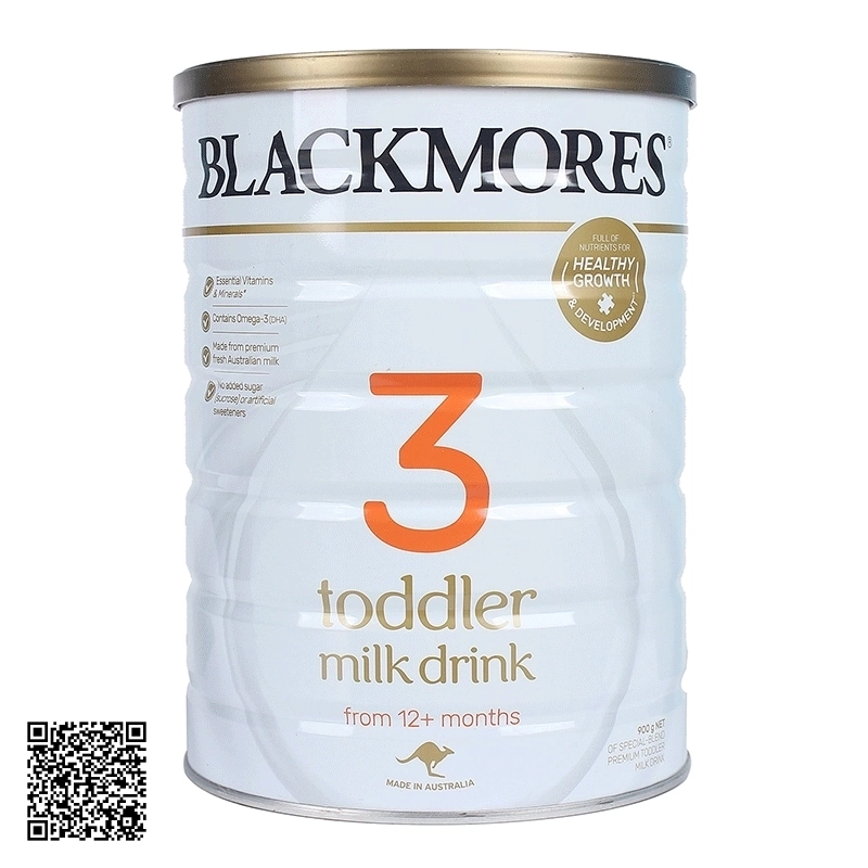 Sữa Trẻ 1 Tuổi Trở Lên Blackmores Số 3 Toddler Milk Drink Úc 900g
