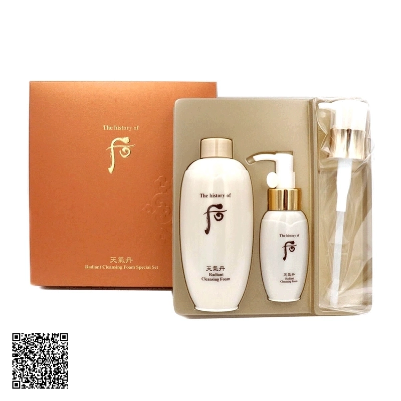 Set Sữa Rửa Mặt Tái Sinh Da The History Of Whoo Radiant Cleansing Foam Speacial Set Hàn Quốc