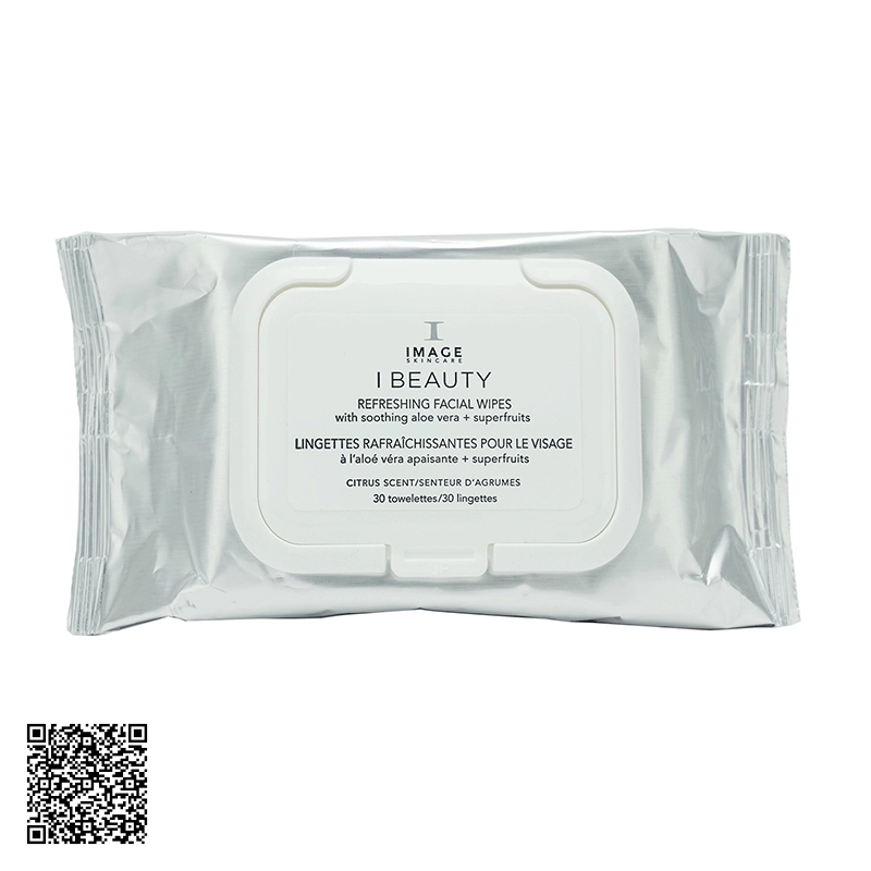 Khăn Giấy Tẩy Trang Image Skincare I Beauty Refreshing Facial Wipe Mỹ 30 Tờ