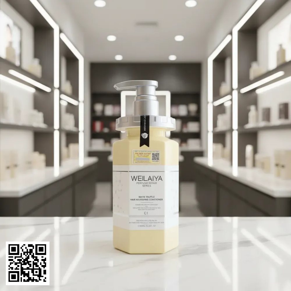 Dầu Xả Weilaiya White Truffle Hair Nourishing Conditioner Phục Hồi Đa Tầng Nấm Truffle Từ Trung Quốc 450ml